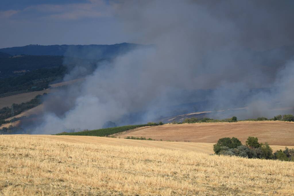 Incendio Poggio alle Calle