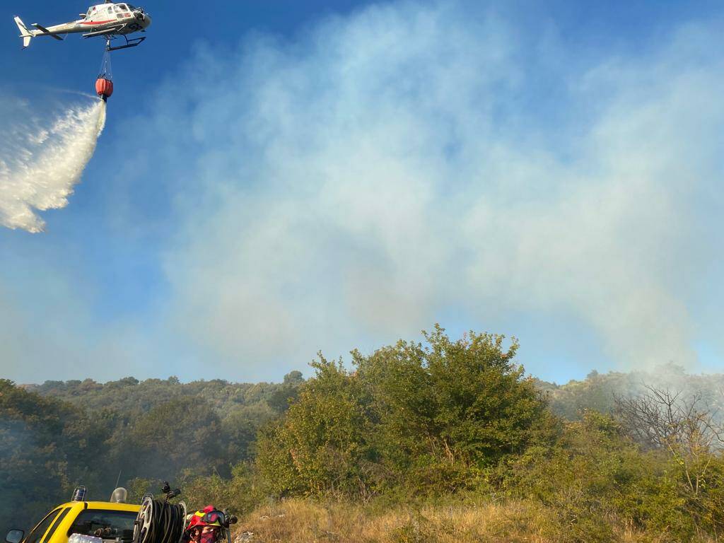 Incendio Stribugliano agosto 2022 