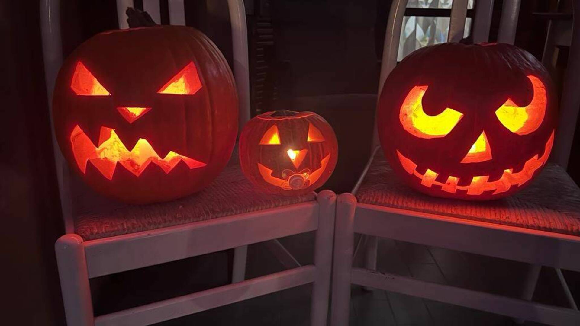 Halloween…che bella la paura: ecco la zucca di Giulia