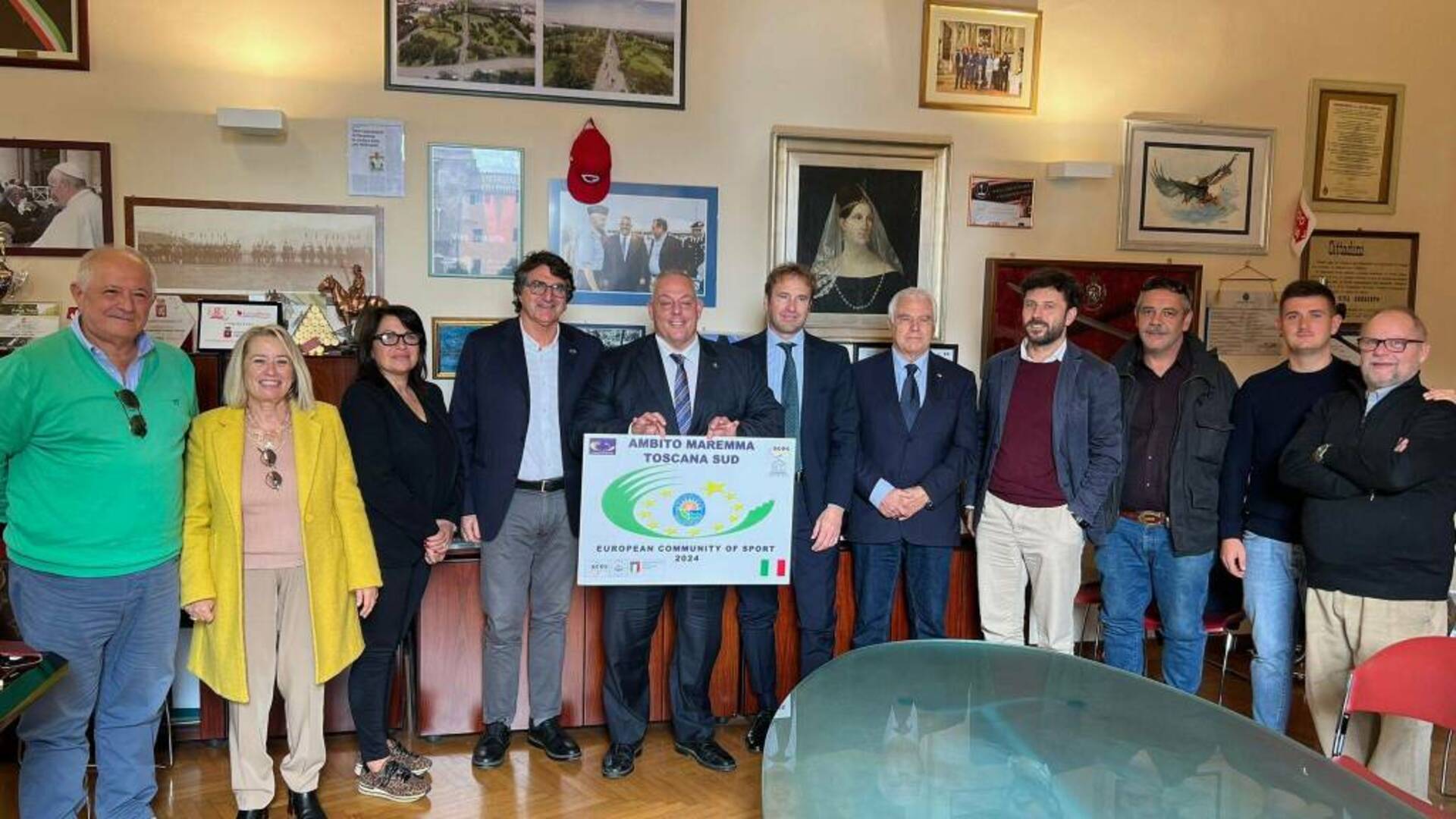 Comunità Europea dello Sport: il campione olimpico Salvatore Sanzo in visita in Maremma