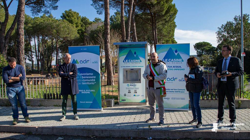 Inaugurazione casina dell'acqua Bagno di Gavorrano