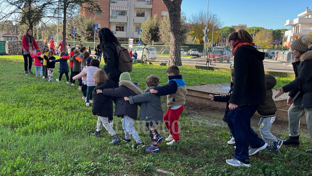 Evacuazione bambini