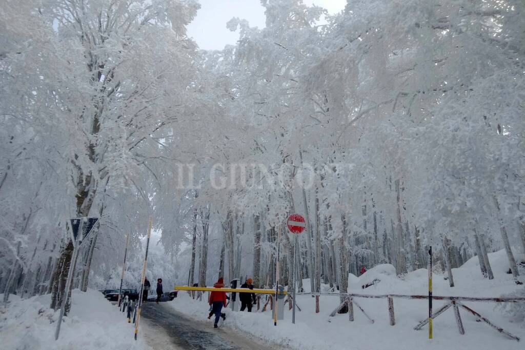 Neve Amiata 22 gennaio 2023