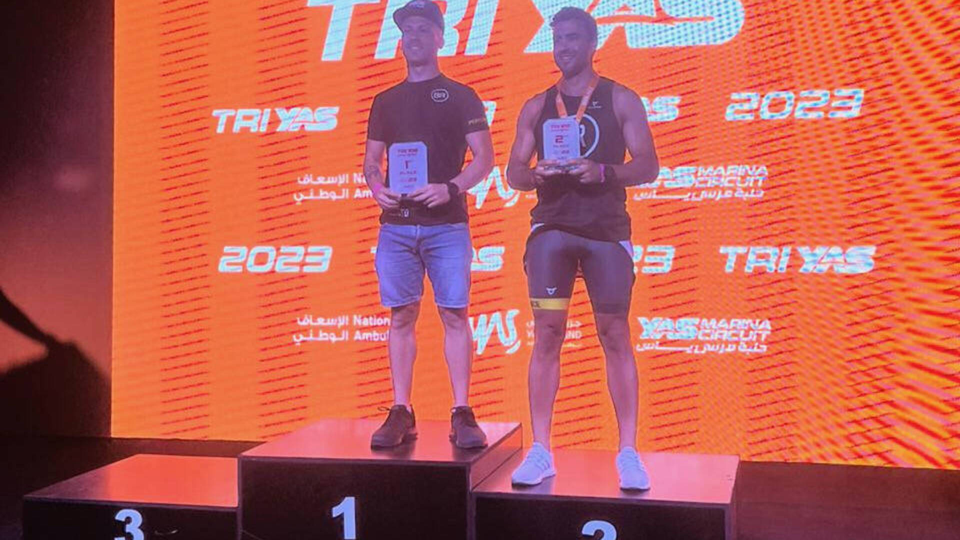 Il grossetano Alessio Rispoli è oro a Dubai nel Triathlon