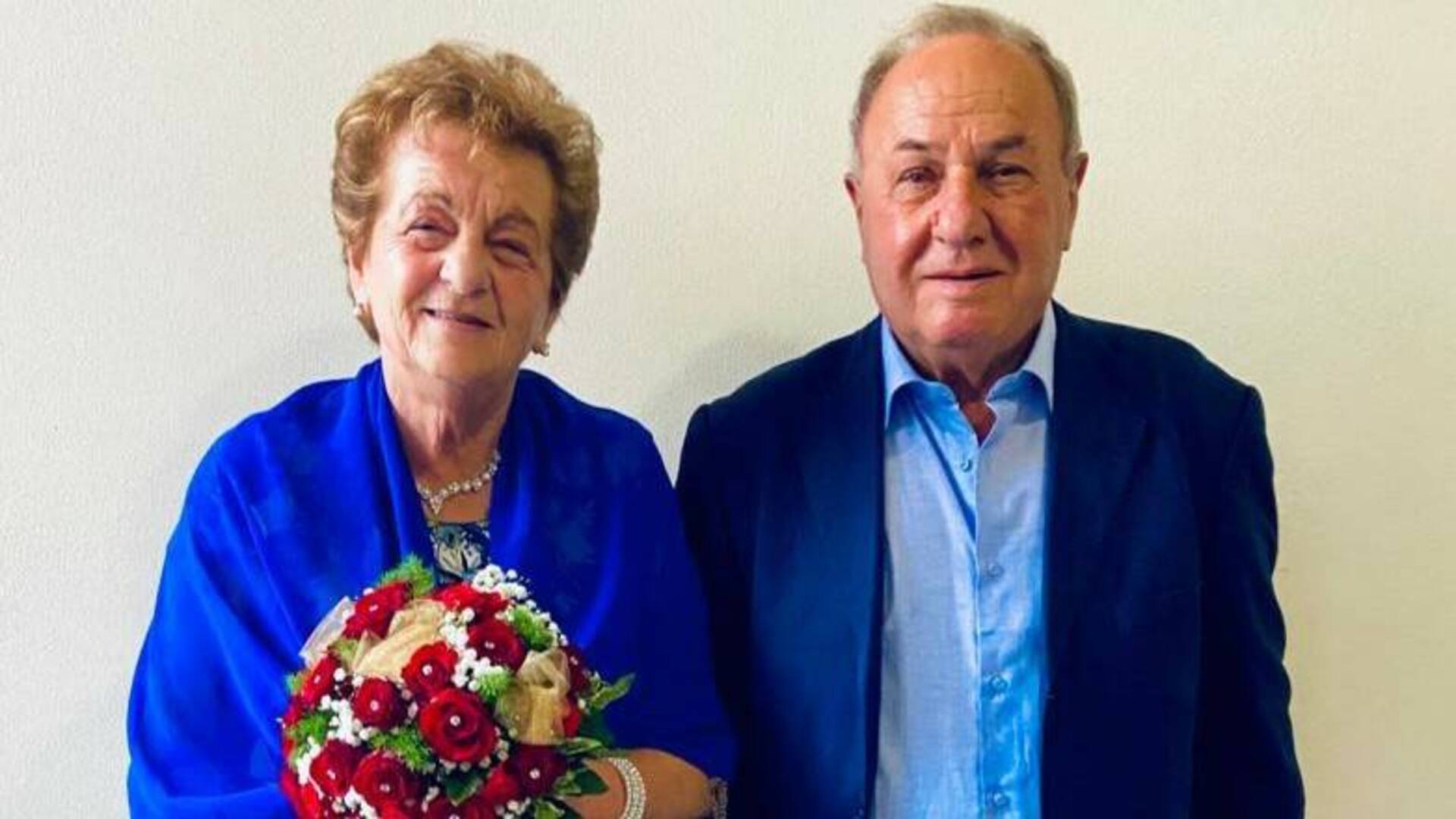 Nozze di diamante per Marisa e Loris: un amore che dura da 60 anni