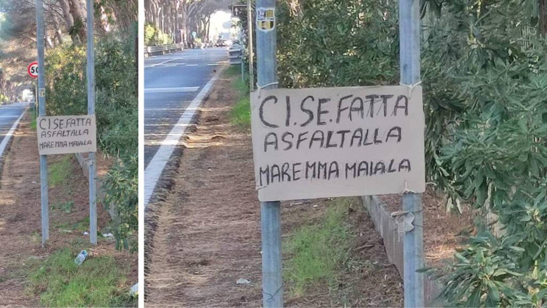 «Ci se fatta asfaltalla»: l’ironia maremmana colpisce ancora dopo la Tirreno Adriatico