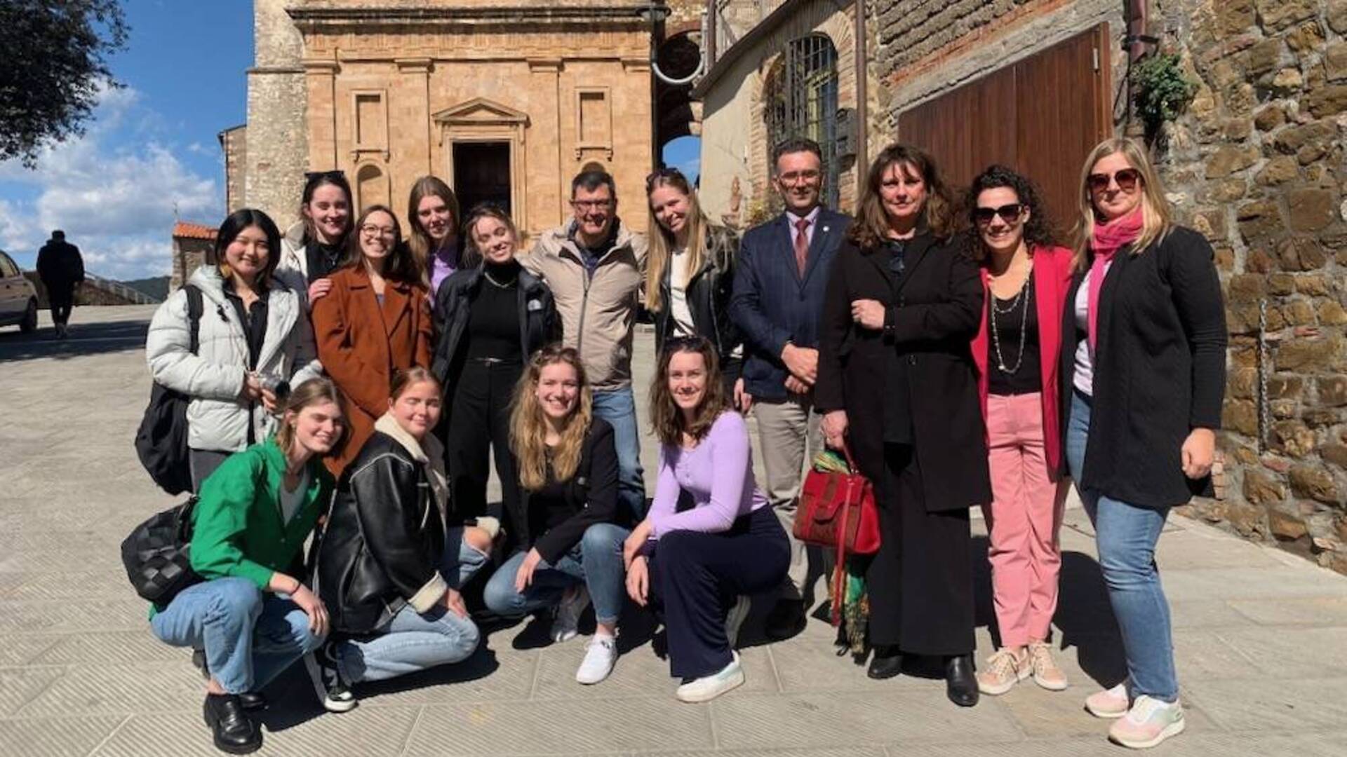 “Progetto Borghi”: gli studenti della Stenden University in visita a Caldana