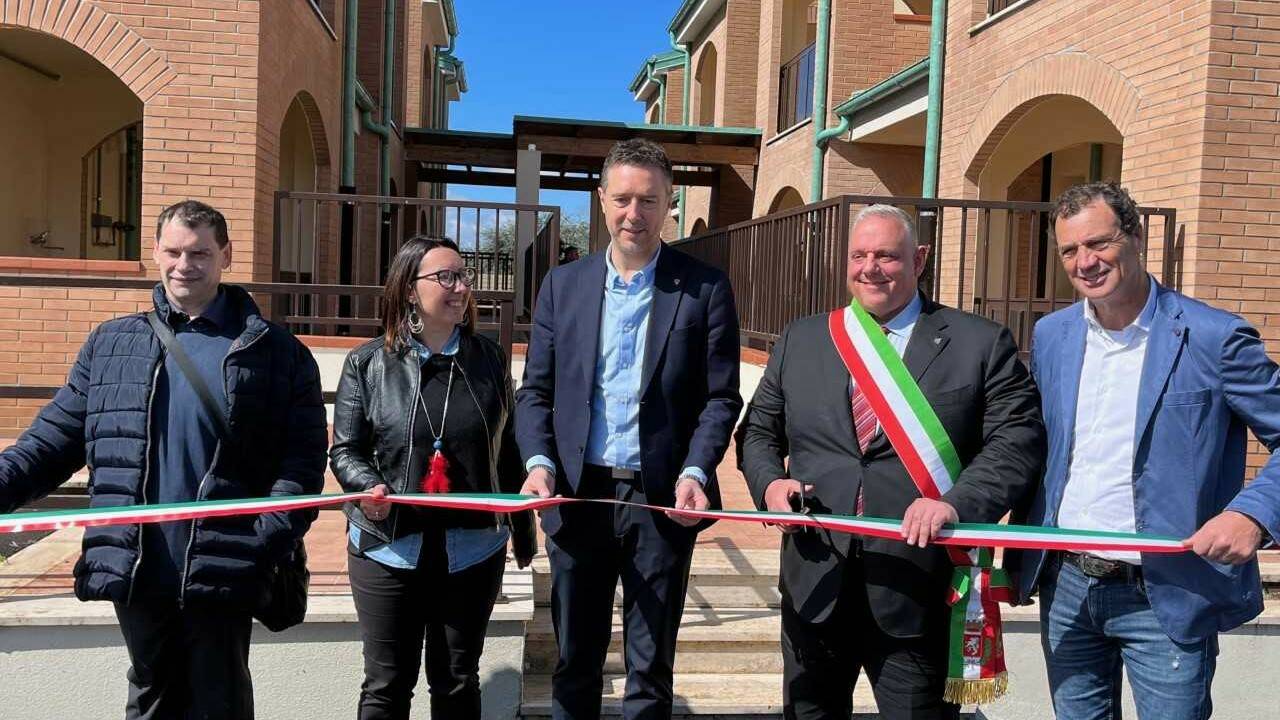 Inaugurazione alloggi via Orcagna