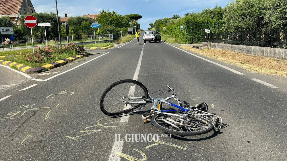 Ciclista investito 10 giugno