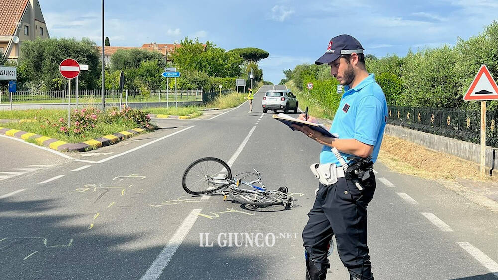 Ciclista investito 10 giugno