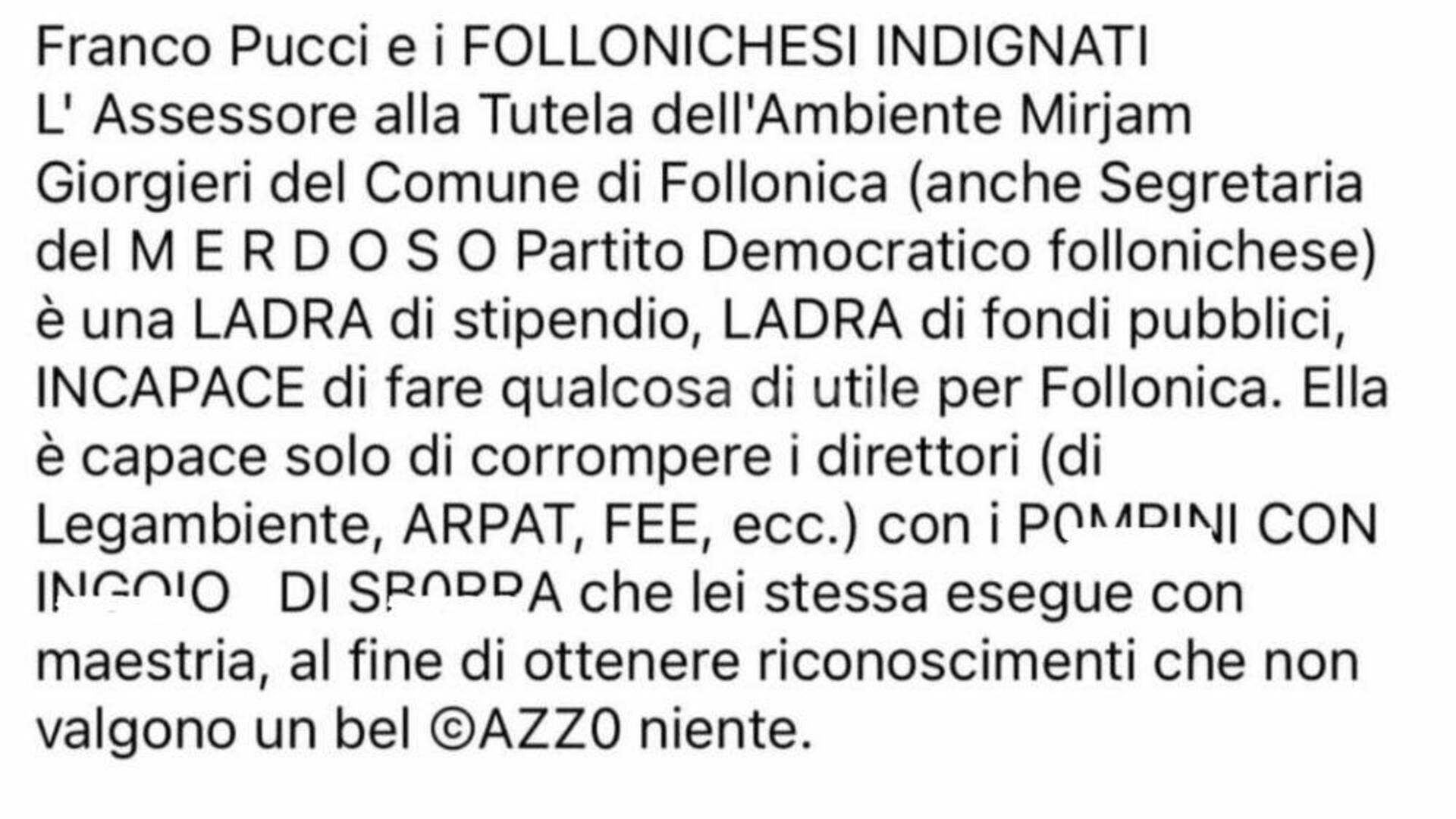 Grave violenza contro l’assessore: offese ed insulti sessuali. «Non è più accettabile andare avanti così»