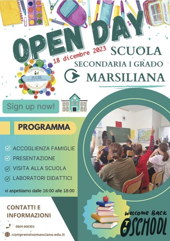 Orientamento 2023 - Scuola Manciano-Capalbio Open day