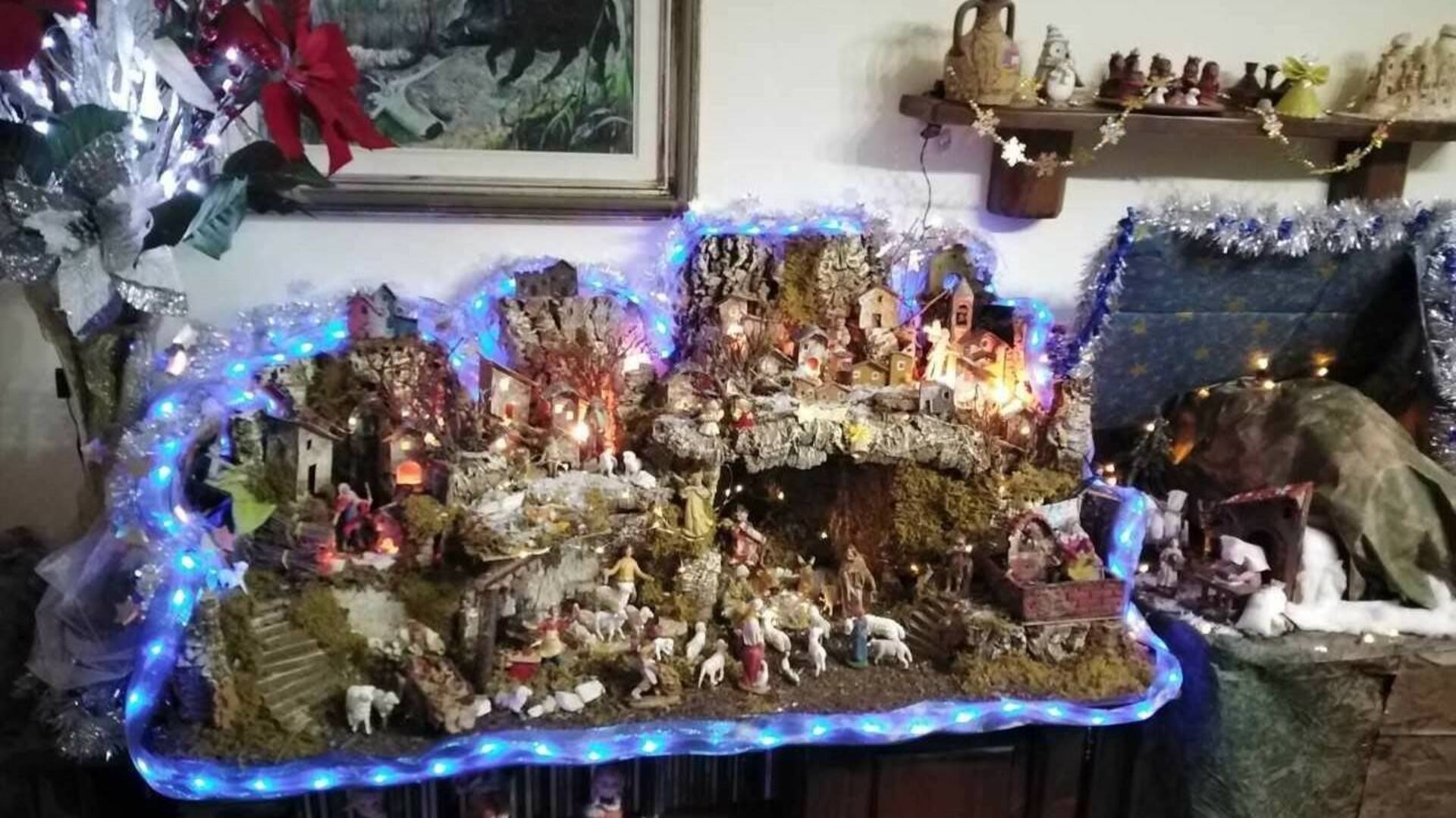 #ilTourdeiPresepi: ecco il presepe permanente di Elisabetta, migliorato ogni anno