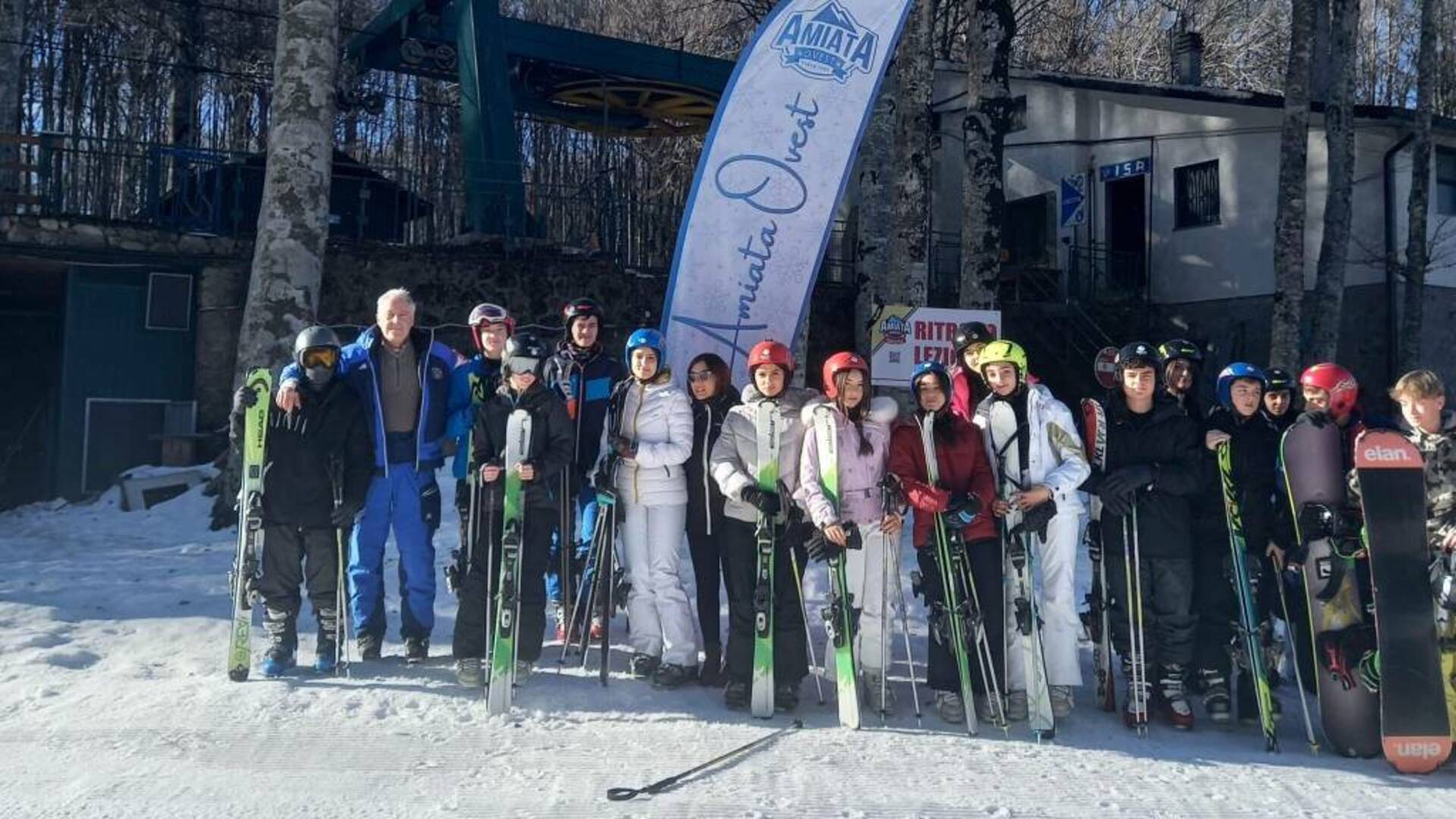 Al Fossombroni l’inverno fa scuola: conclusa la cinque giorni del “progetto neve”