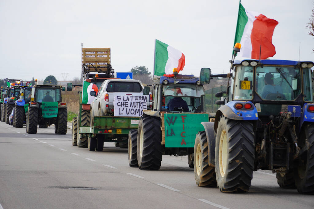 Protesta trattori 6 febbraio 2024