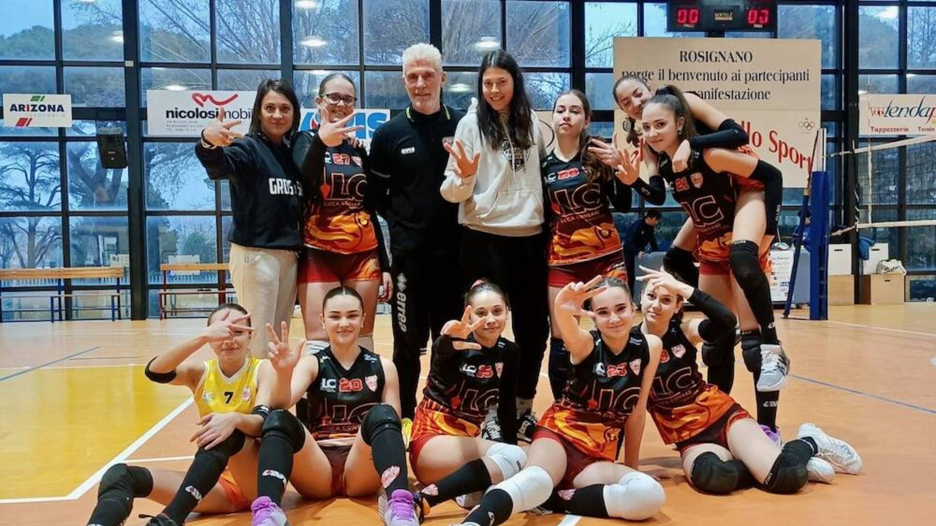 Fase regionale, le Under 14 grossetane piegano le campionesse del Rosignano