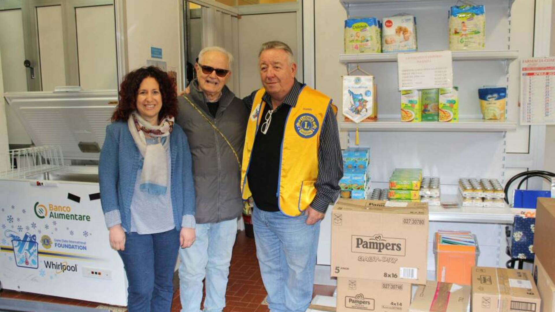 Il Lions Club Alta Maremma dona alla Caritas prodotti per l’infanzia