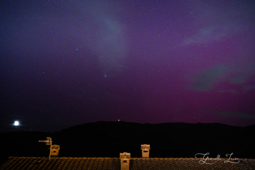 Cielo viola in Maremma