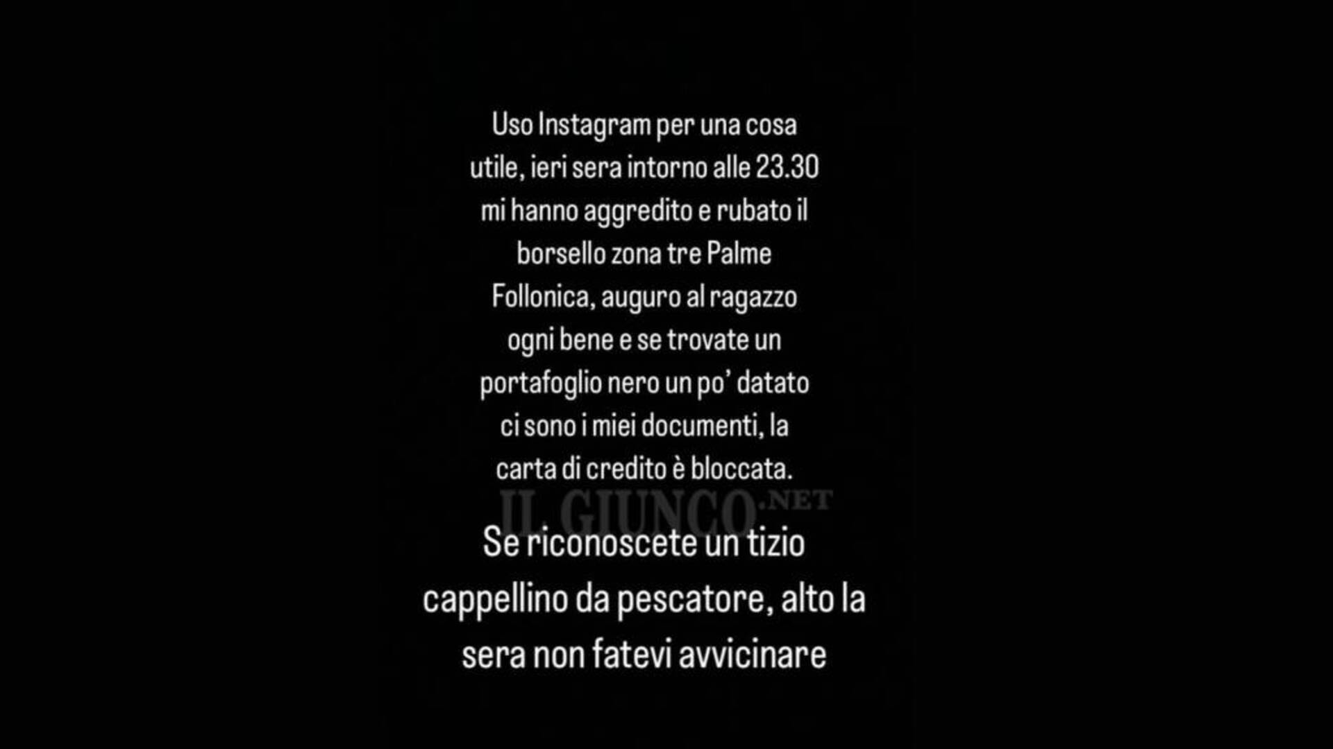 La denuncia di un ragazzo: «Aggredito e derubato in città». La descrizione dell’aggressore